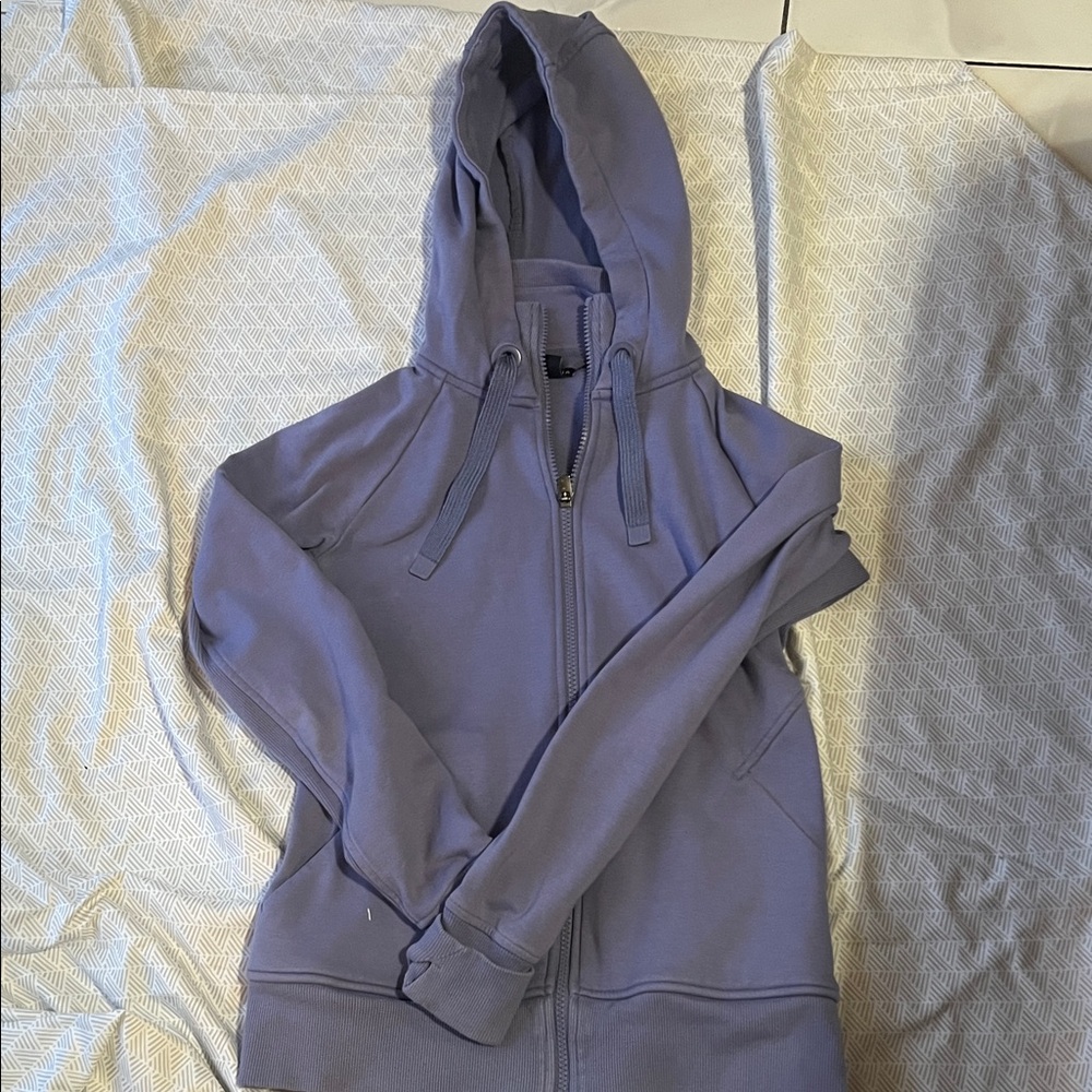 Athleta Purple Zip-Up Hoodie